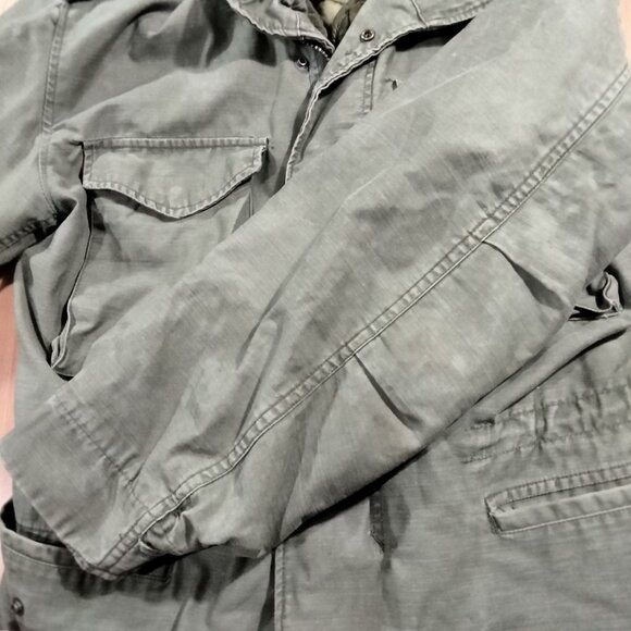 Vtg 60s 70s M-65 Field Jacket Vietnam Era Cold Weather US Army Coat Small - Picture 3 of 16